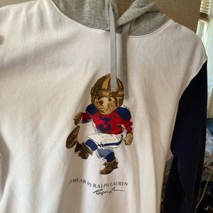 Polo Bear Football Hoodie